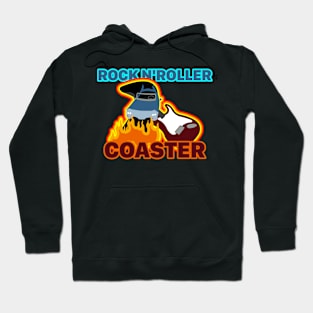 Rock 'n' Roller Coaster (with text) Hoodie